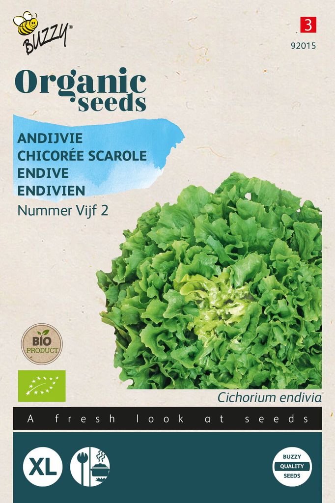 Buzzy Organic Winterendivien Eskariol grüner - Samen - Ca. 1 gr | Buzzy_92015