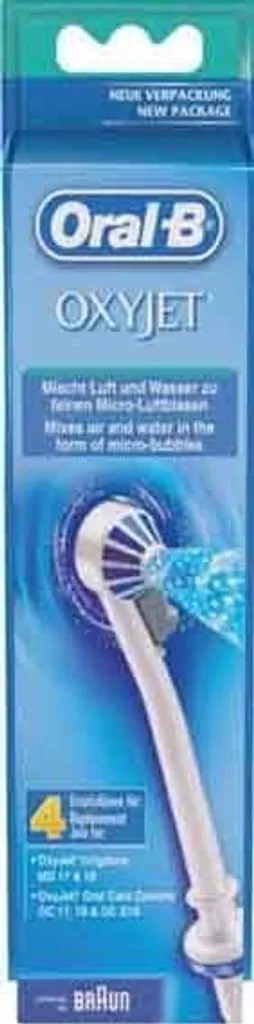 Oral-B OxyJet Lot de 4 canules de rechange pour hydropulseur dentaire - 14