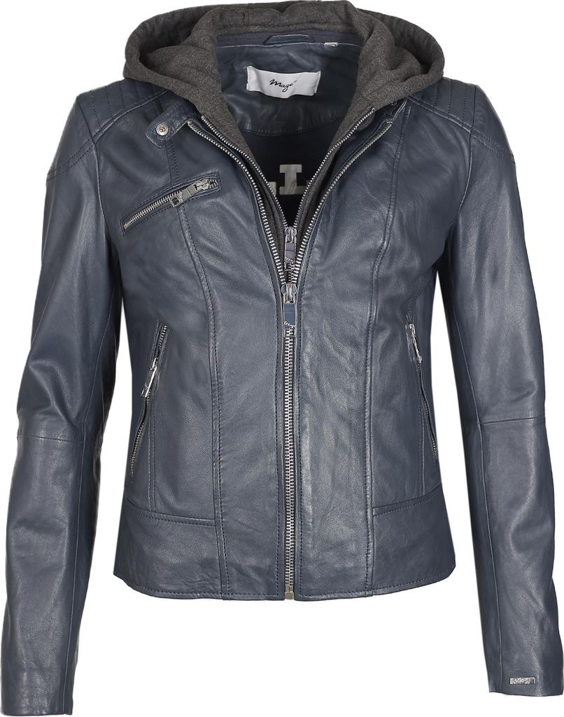 Maze Lederjacke Mico Damen navy XL