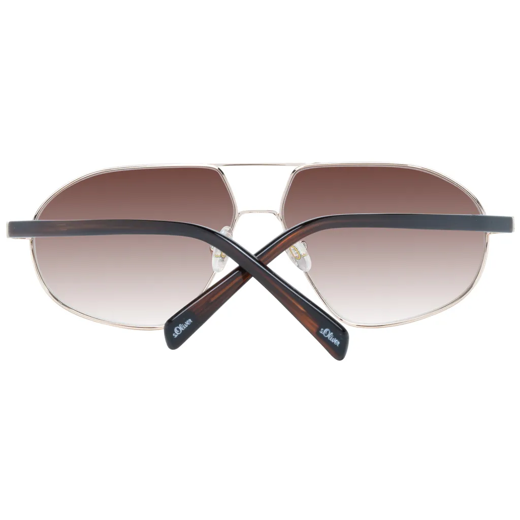 Occhiali s.Oliver 99782 Oro: Design Aviator Uomo con Lenti Specchiate - 3