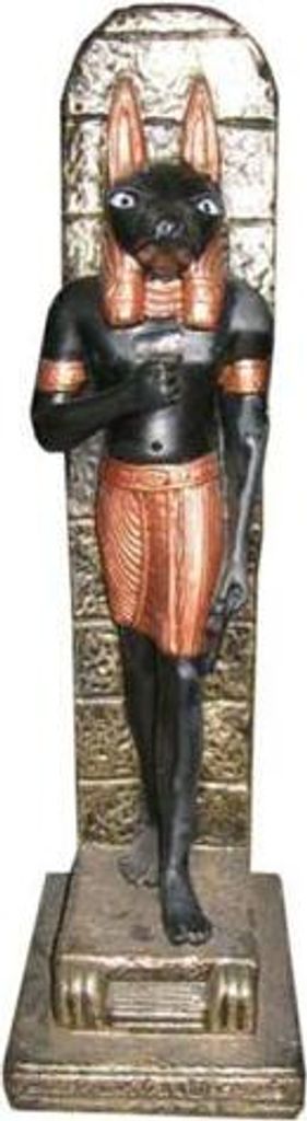 Ägyptische Figur Anubis Kunststoff god of death Dekoration Statuen Figuren 33cm
