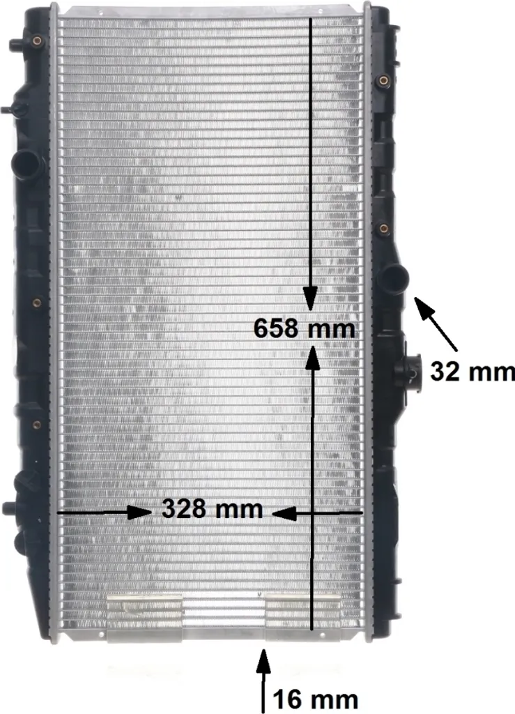Radiateur de refroidissement moteur Toyota Corolla Compact et Carina