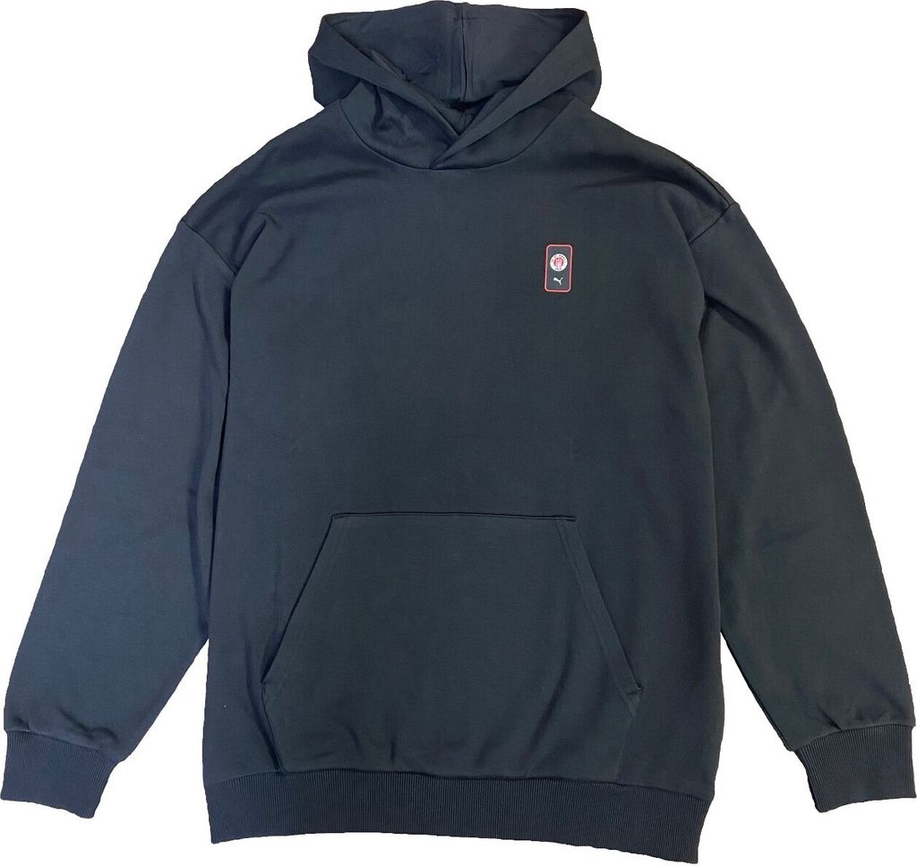 Puma FC St. Pauli Hoodie für Herren, Größe:XL, Farbe:Schwarz