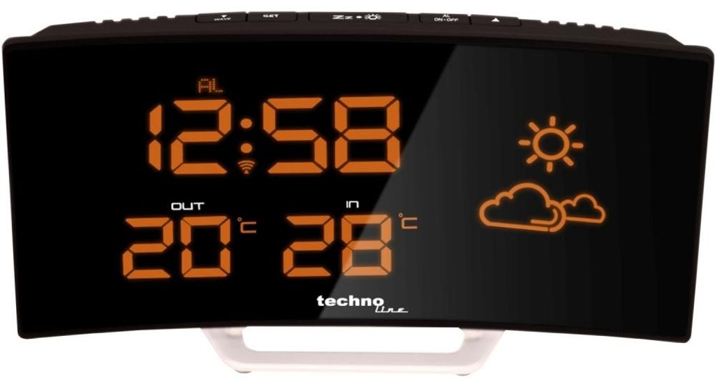Technoline WS 6832, Černá, Stříbrná, Vnitřní teploměr, Obrázek produktu 