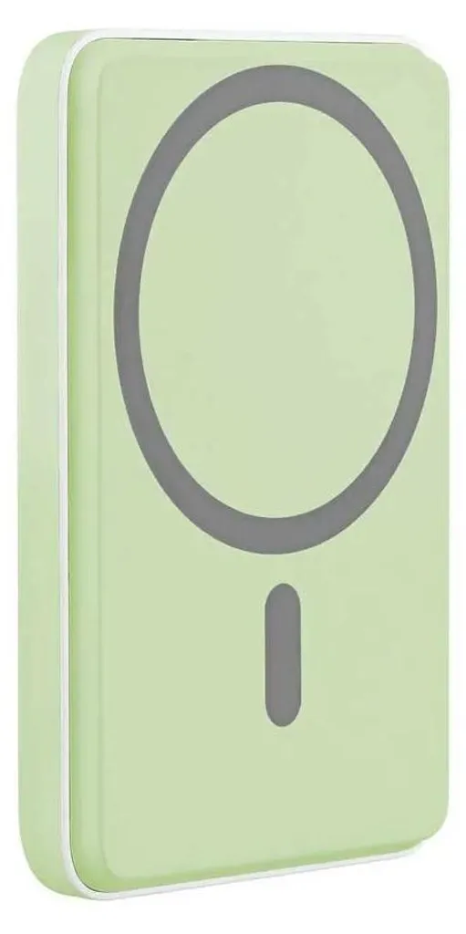 Batterie externe magnétique verte T'nB 5000 mAh pour voyage et bureau