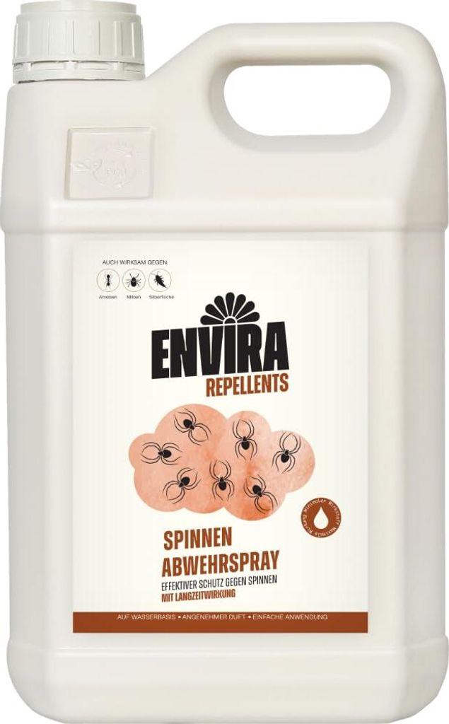 Envira Spinnen Abwehrspray 5 Liter - Spray mit Langzeitwirkung gegen Spinnen