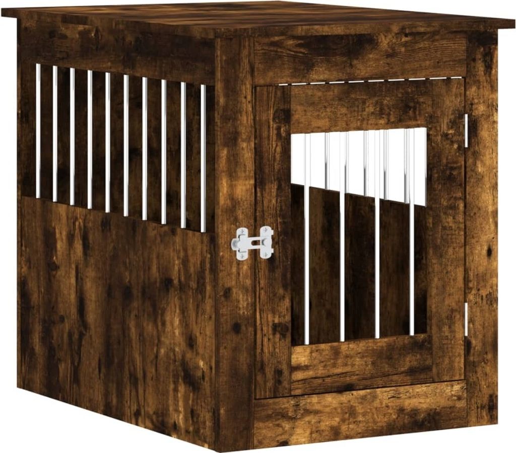 vidaXL Gabbia per cani in stile arredamento in rovere Immagine del prodotto 