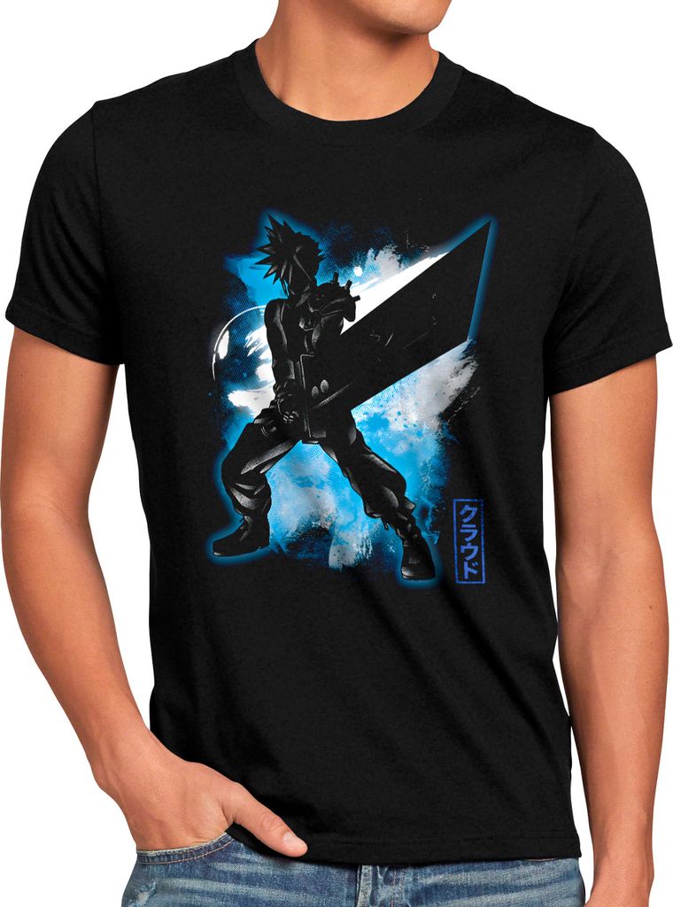 style3 Cosmic Cloud Herren T-Shirt anime cloud chocobo sephiroth