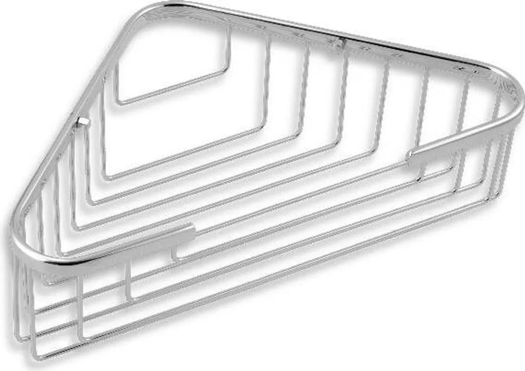 Étagère de douche d'angle chromée Novaservis Wire pour rangement