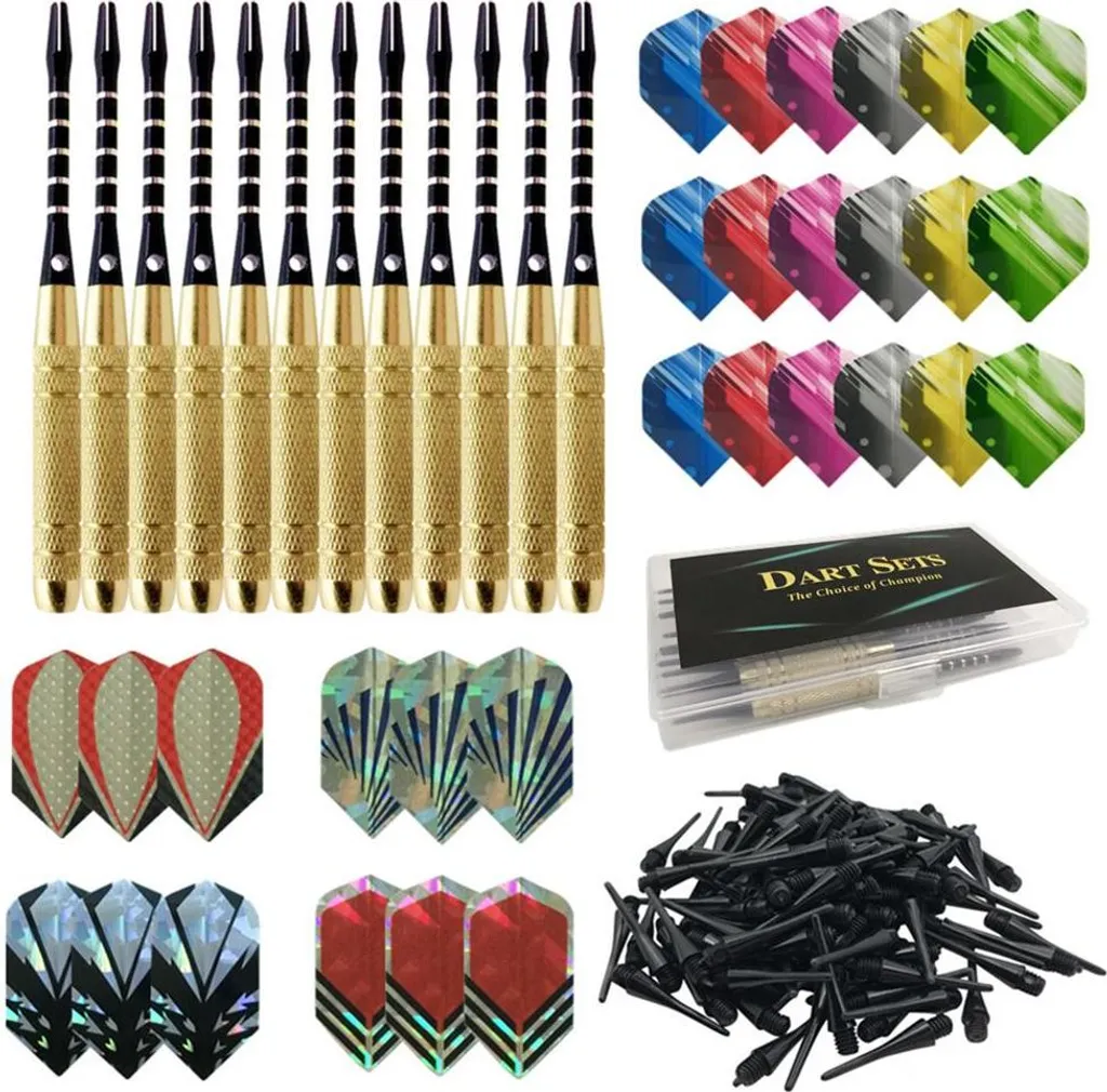 Fléchettes incassables avec 100 pointes souples pour cible électronique