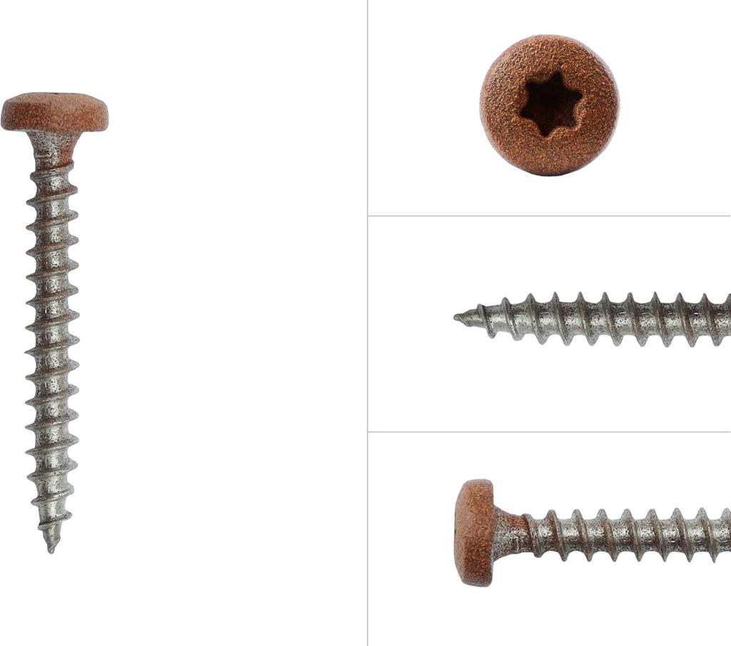 Viti in acciaio corten 4,2 x 32 mm - Per 50 pezzi Immagine del prodotto 