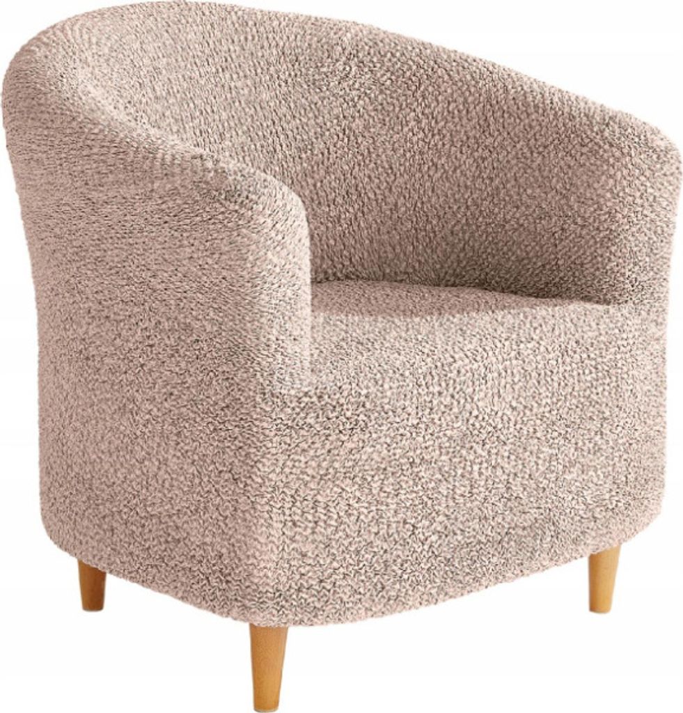 Bestcovers Sitzbezug SUPERIOR 60-80cm - Hypoallergener Mikrofaser-Schonbezug, Reinigen, Schützt Ihre Möbel Länger (Beige, Club-Sessel (60-80cm))
