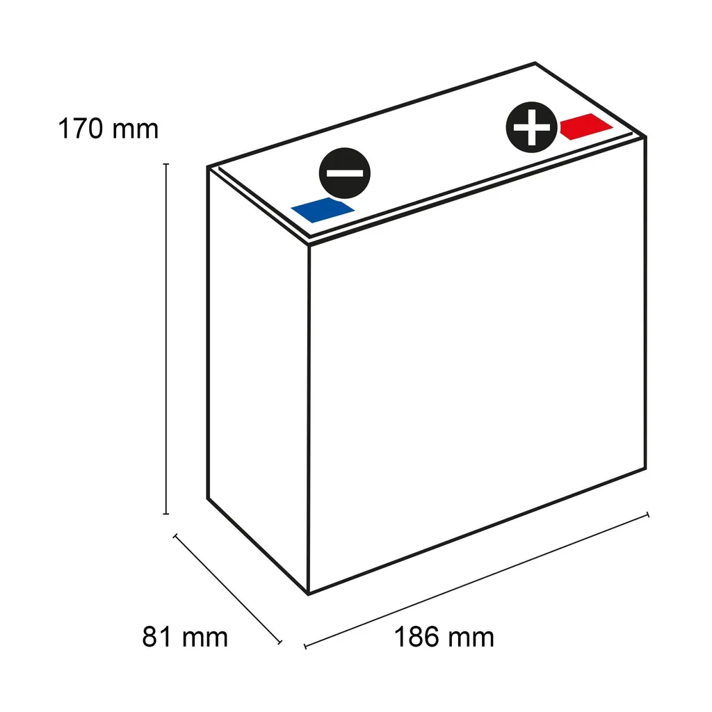 Batteria per moto Exide Gel 12V 19Ah - 3