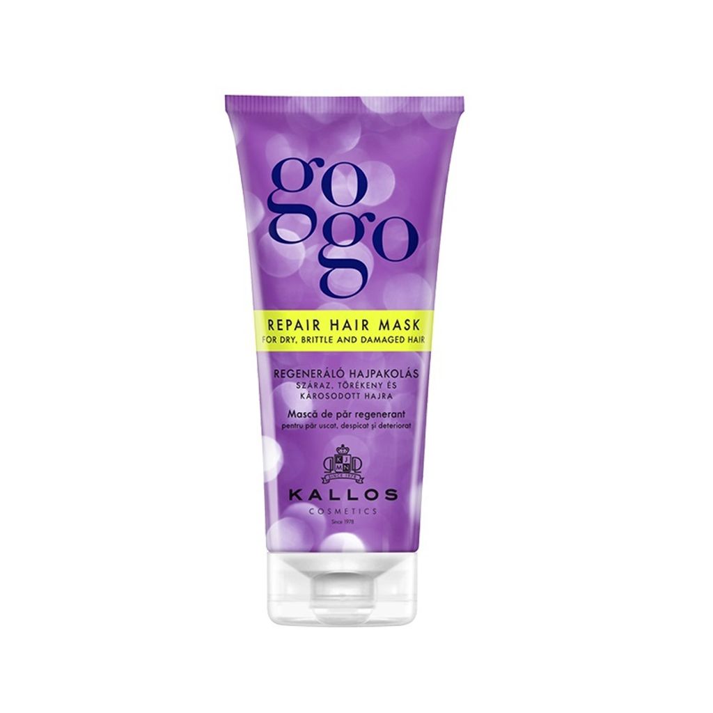 Kallos GOGO Repair Hair Mask 200ml, 200 ml, Kobiety, Włosy Zdjęcie produktu 