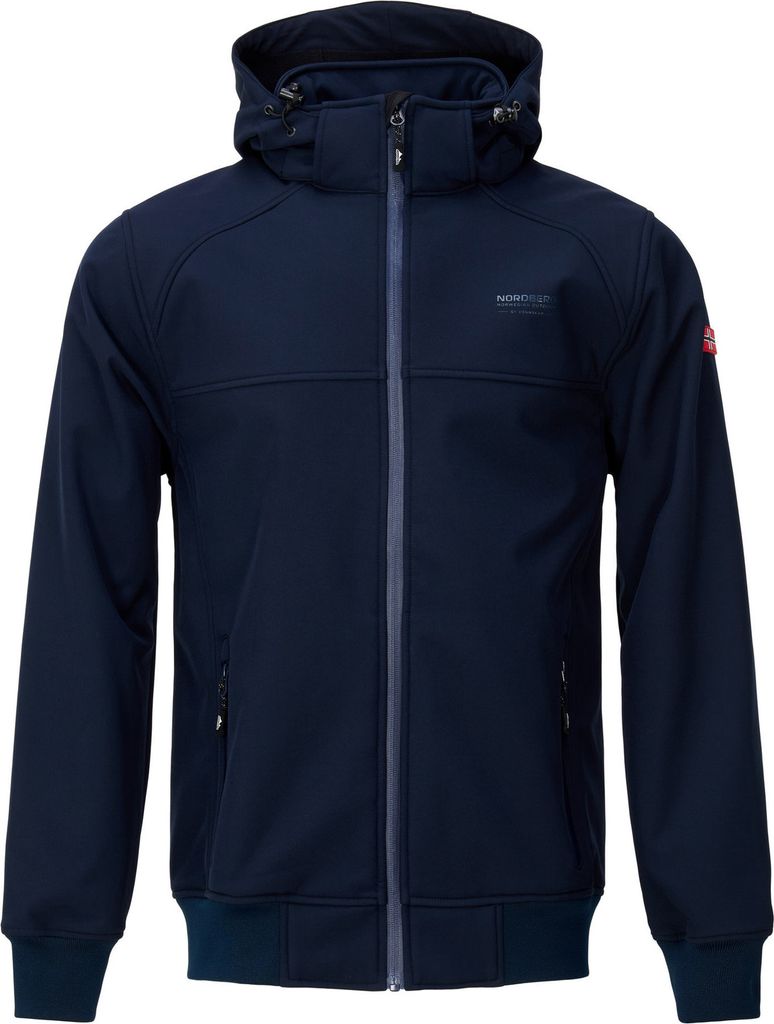 Nordberg Viktor - Softshell Outdoor Sommerjacke Herren - Dark Navy - Größe M