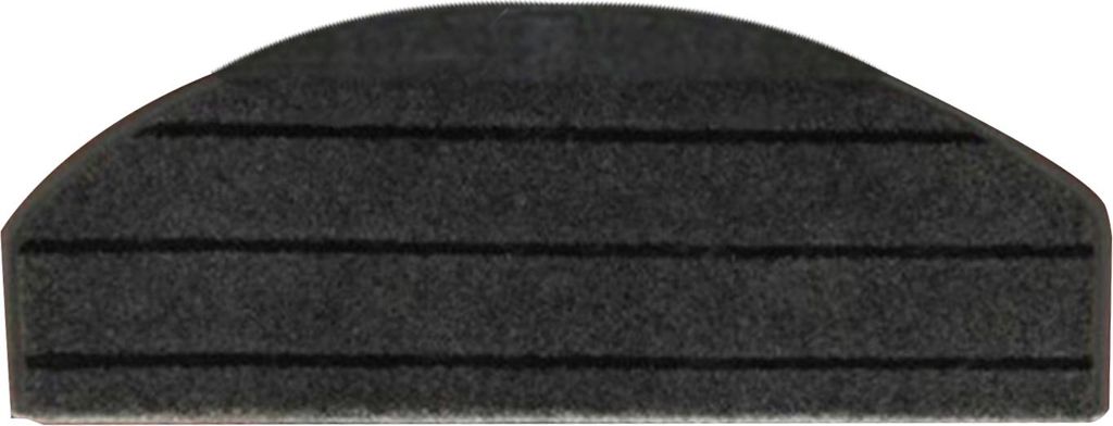 Treppenteppich, halbrunde Treppenmatte, rutschfeste Unterseite, Treppenschutz, dicke, saugfähige Treppenstufenmatte, schützt Treppen für die Sic...