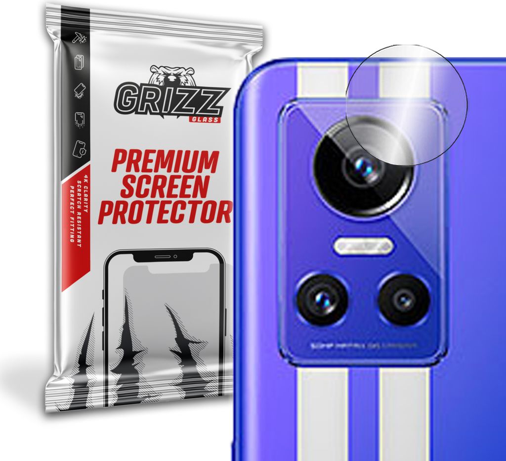 Glas für die Kamera GrizzGlass HybridGlass für Realme GT 3 Produktbild 