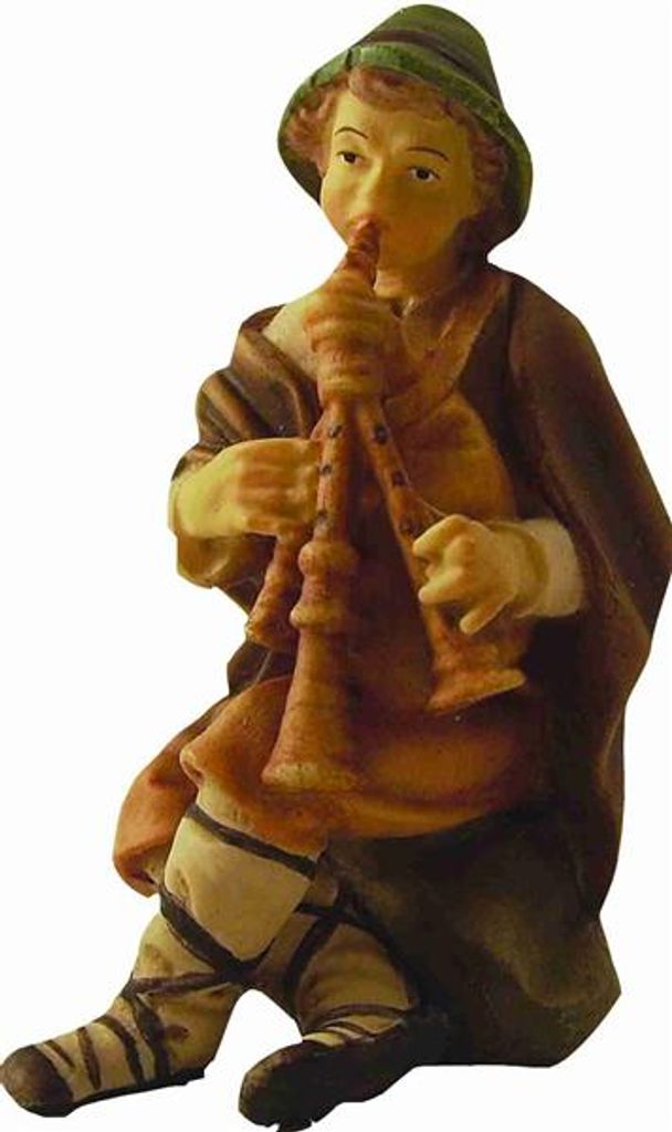 Mathias Krippenfiguren Hirte mit Holz kniend für Figuren der Größe ca 15cm