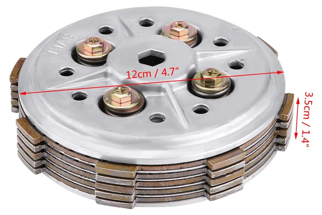 Ensemble Embrayage Complet avec Disque et Plateau pour YBR125 Moto - 11