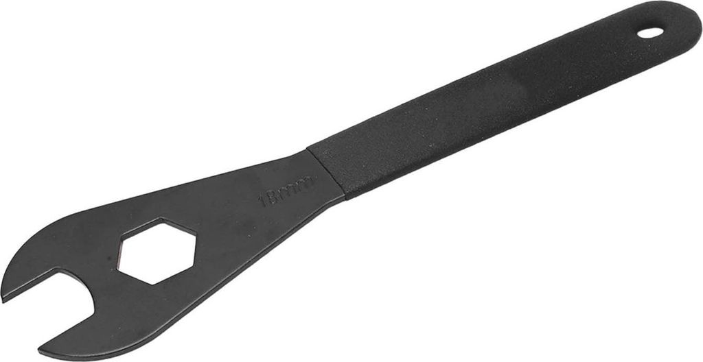 Fahrradnabenschlüssel aus Kohlenstoffstahl, Fahrradpedal-Headset-Reparaturschlüssel, 18 mm