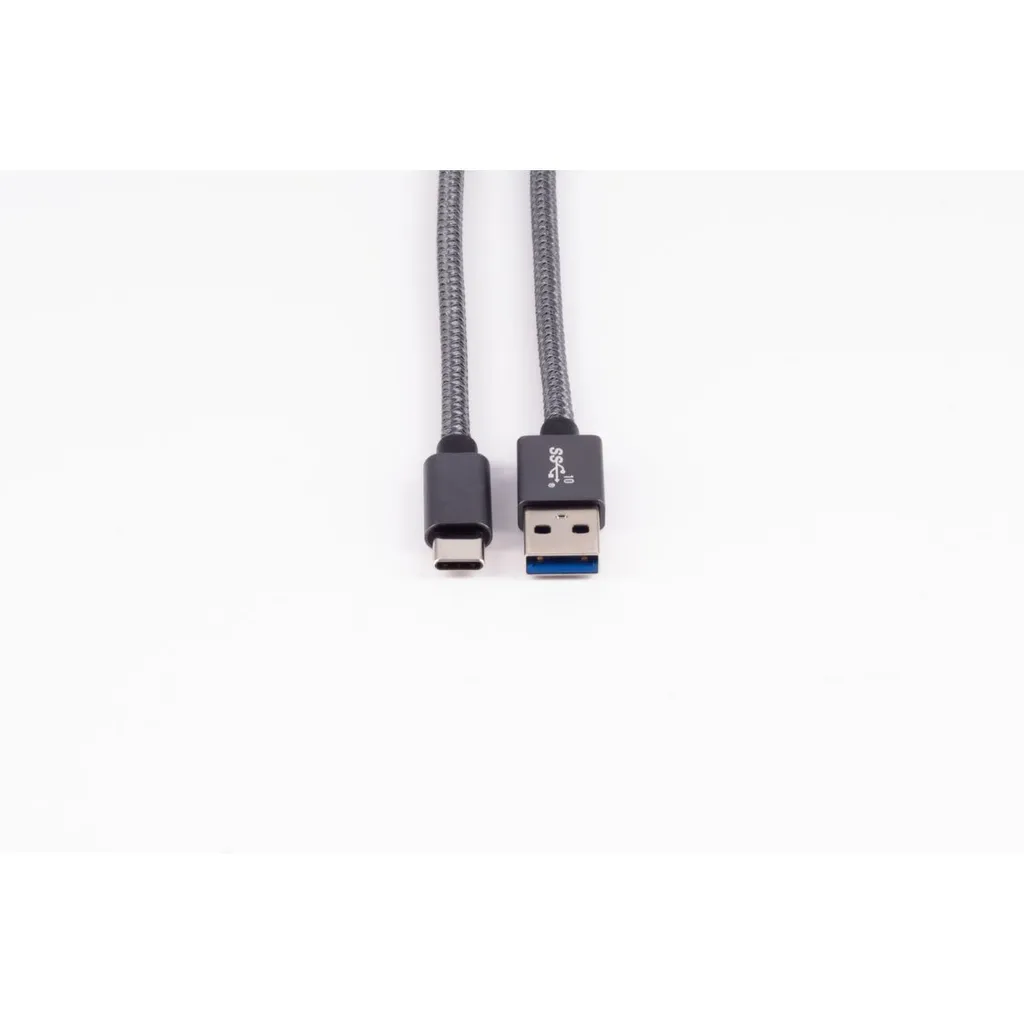 Câble USB 3.2 Type C Haute Vitesse 0,5m shiverpeaks BASIC-S Noir Robuste - 4