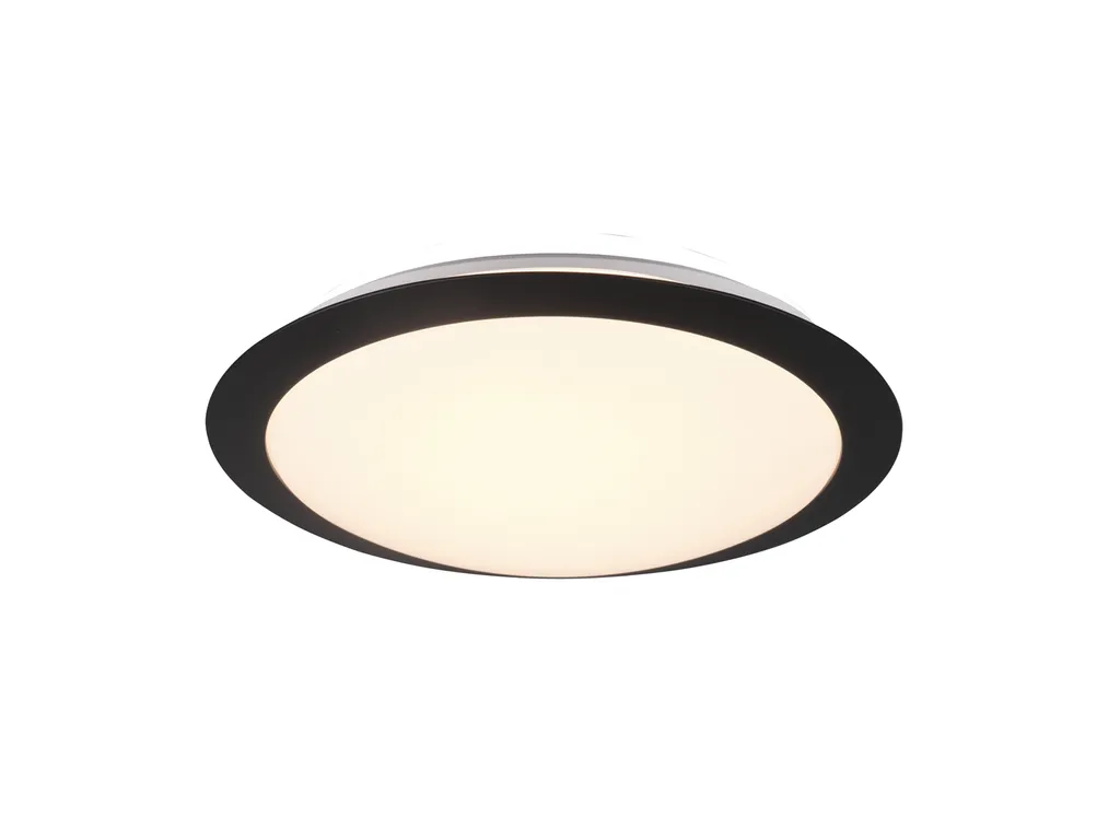Plafoniera LED TRIO Umberto 12W Nero | Lampada IP44 Basso Consumo