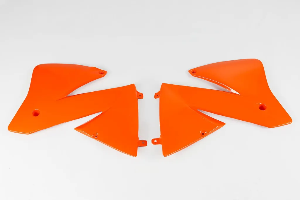 Ouïes de Radiateur pour Moto KTM par UFO PLAST - Plastique Orange MX