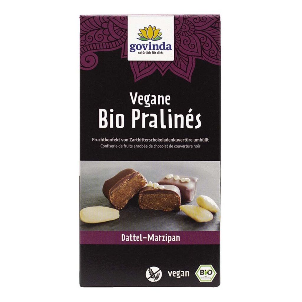 Govinda  Pralinés Dattel-Marzipan, 70 g Produktbild 