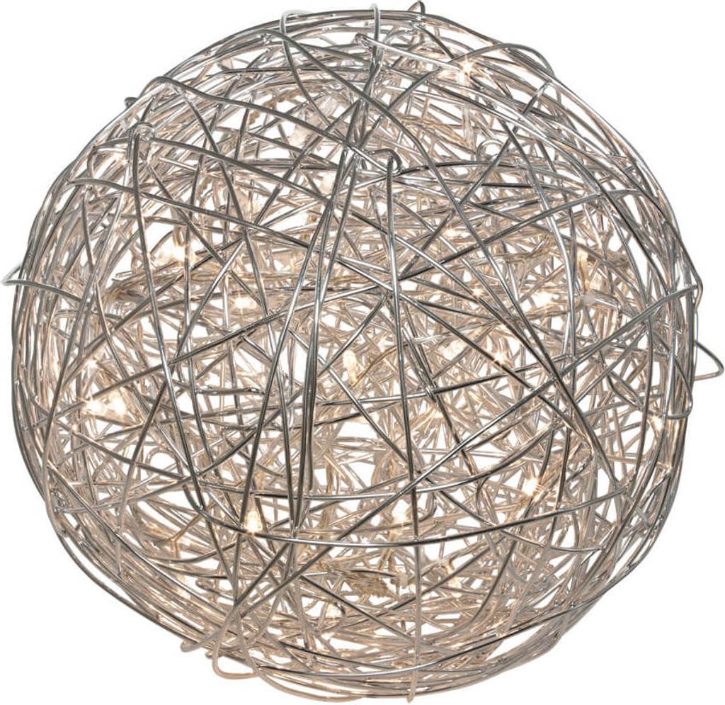 Star Trading LED-Kugel Trassel 3D Aluminium Ø30cm silber, Produktbild 