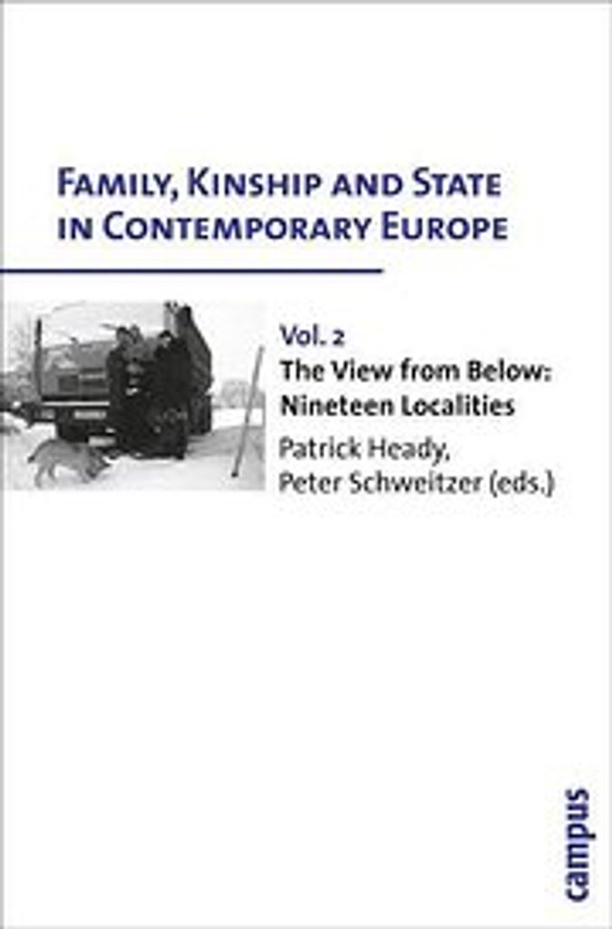 Family, Kinship and State in Contemporary Europe 2