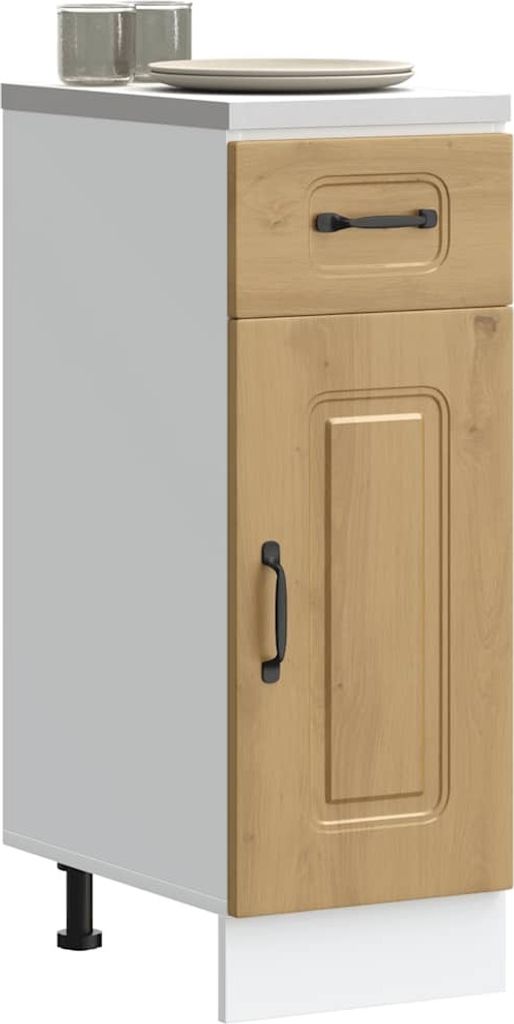 Möbel Küchenunterschrank Kalmar Artisan-Eiche Holzwerkstoff - Küchenschränke 853466