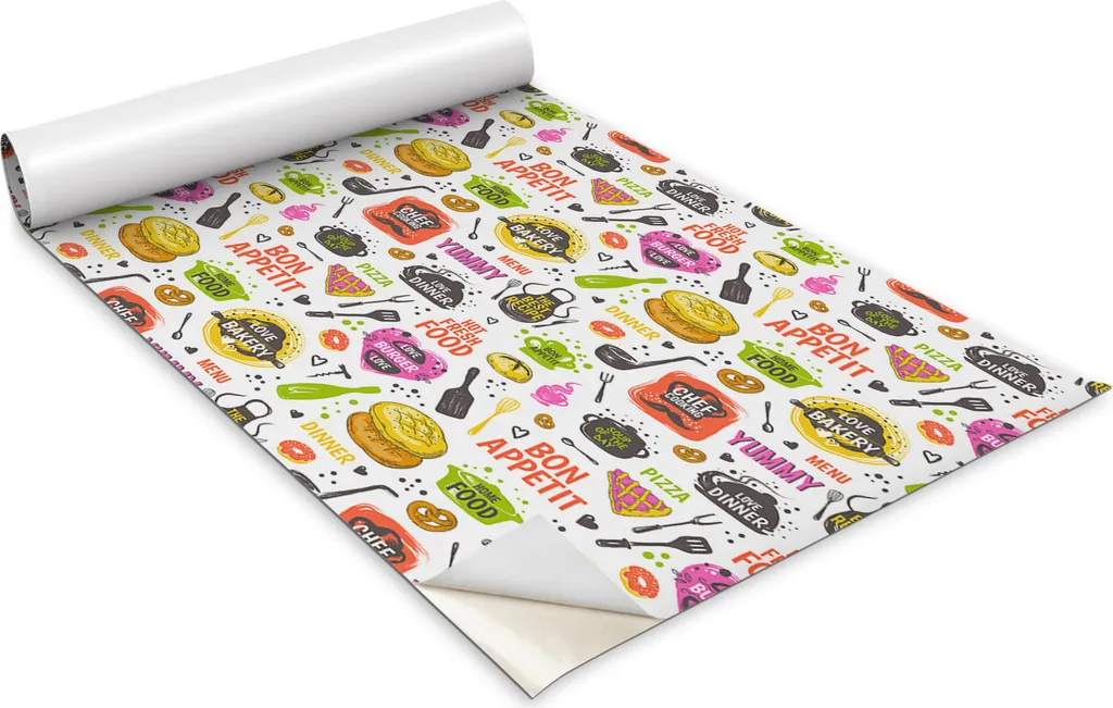 Pellicola Adesiva Mobili 100x50 cm Decorazione Cucina Buon Appetito