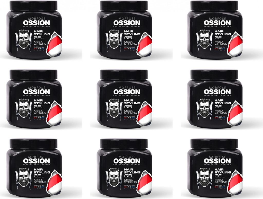 Ossion Premium Barber Line Hair Gel 9x750 ml