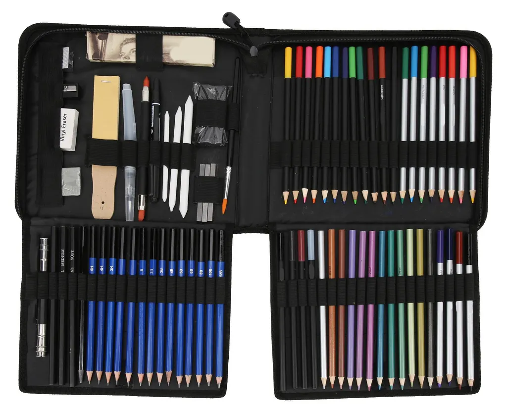 Crayons de couleur en tilleul écriture fluide pour l'art et le dessin