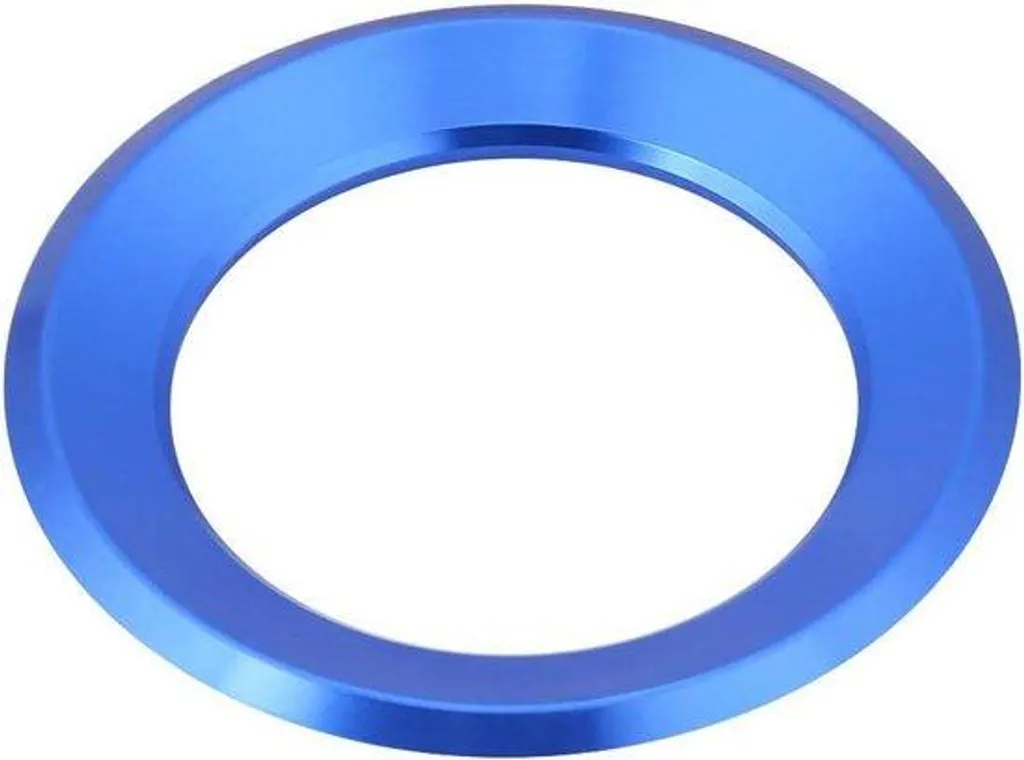 Enjoliveur de volant bague extérieure bleue série B7 pour habitacle auto