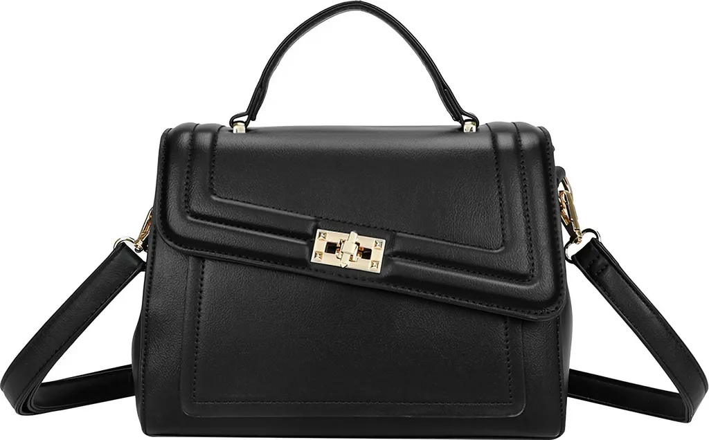 Petit Sac à Main Noir Bandoulière Femme Gallantry Chic et Pratique