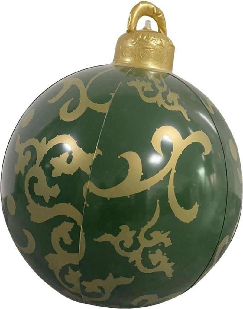 Weihnachten Aufblasbare Kugel Weihnachtskugel aus PVC Aufblasbare Kugel Personalisierte Dekoration 60 cm Weihnachtskugeln Party