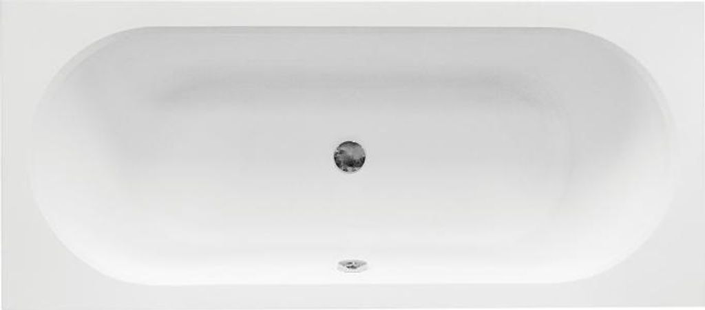 Aqua For You | Besco Vitae Badewanne - 170 x 75 Cm - Antibakterielle Beschichtung - Acrylwanne - Rechteckig - mit Siphon