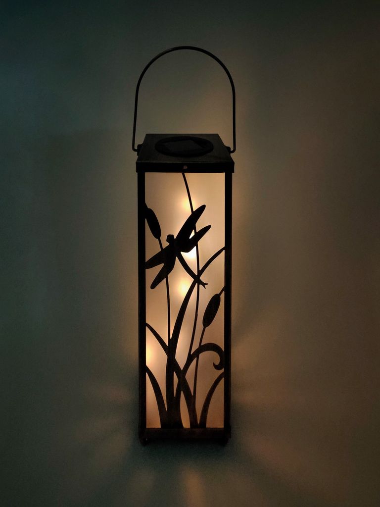 EZ-Solar LED Solar Dekoleuchte "Libelle" warmweiß Produktbild 