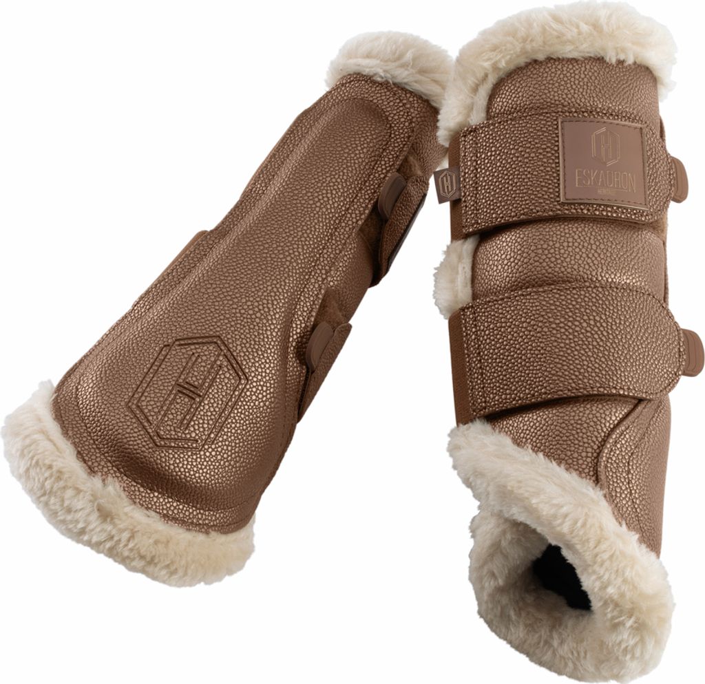 Eskadron HERITAGE Gamasche " STINGRAY FAUXFUR " 1Paar , SHETTY Größe - XXS Farbe - almond