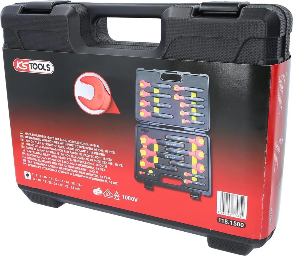 Assortiment de clés à fourche isolées VDE KS Tools pour électricien - 6