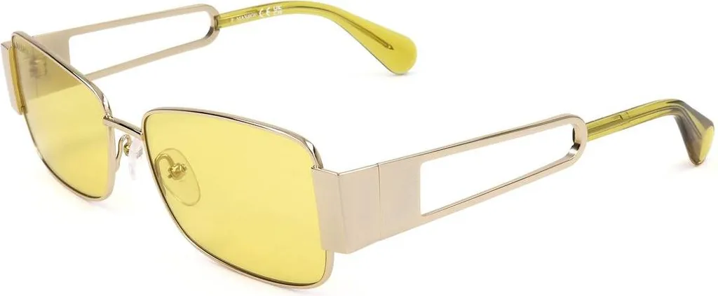 Max&Co. MO0070 32 Occhiali Minimal Rettangolari Metallo Oro