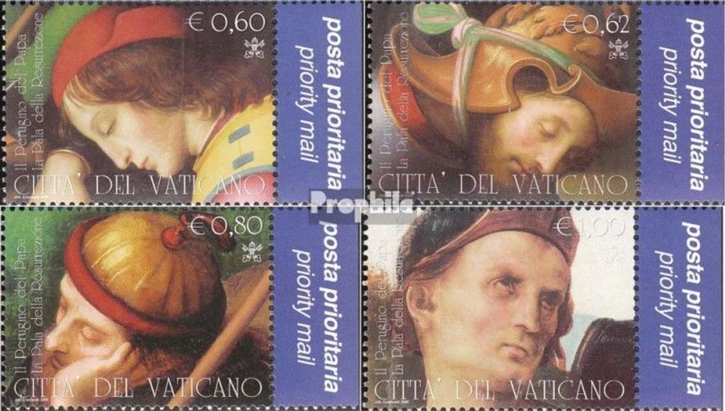 Briefmarken Vatikanstadt 2005 Mi 1525-1528 (kompl.Ausg.) postfrisch Altarbild des Perugino