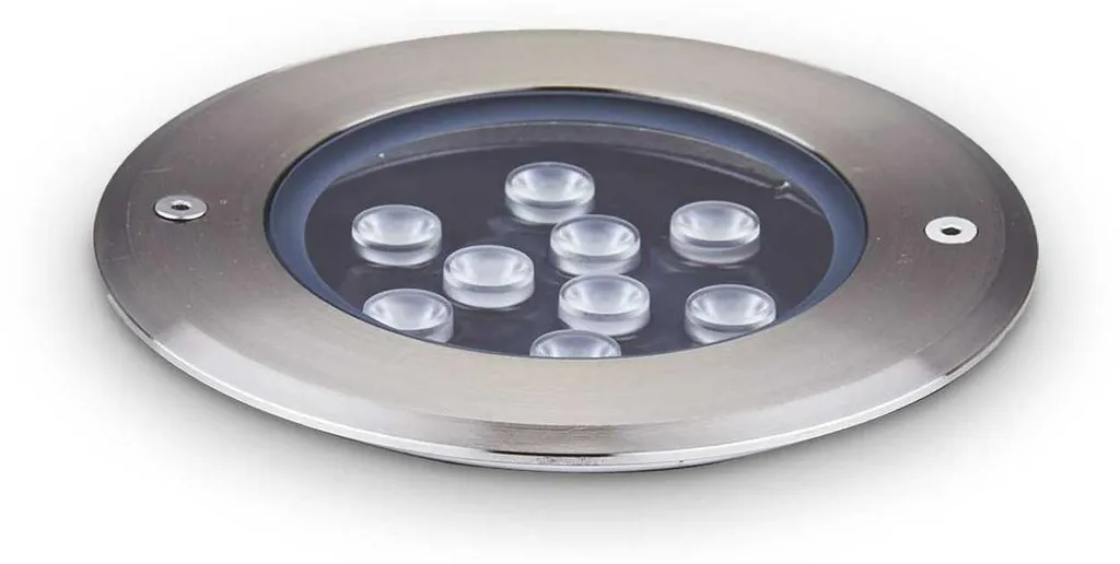 Luminaire extérieur LED IP67 étanche 12W 1560lm Ideal Lux FLOOR