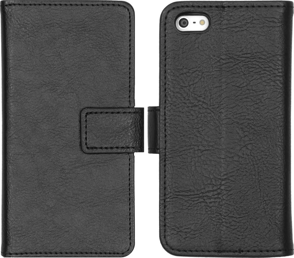 imoshion Custodia a libro per iPhone SE (2016) / 5 / 5s - Nero