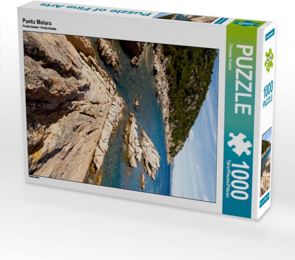 Calvendo Punta Molara 1000 Teile Puzzle hoch 480x640mm, Kuehn Thomas; 7389371