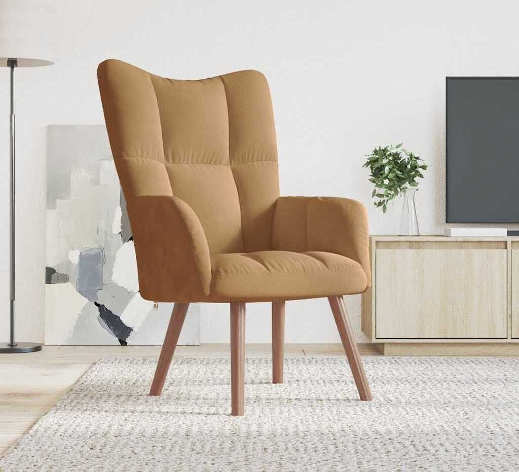 Maison Exclusive - Relaxsessel Braun Samt