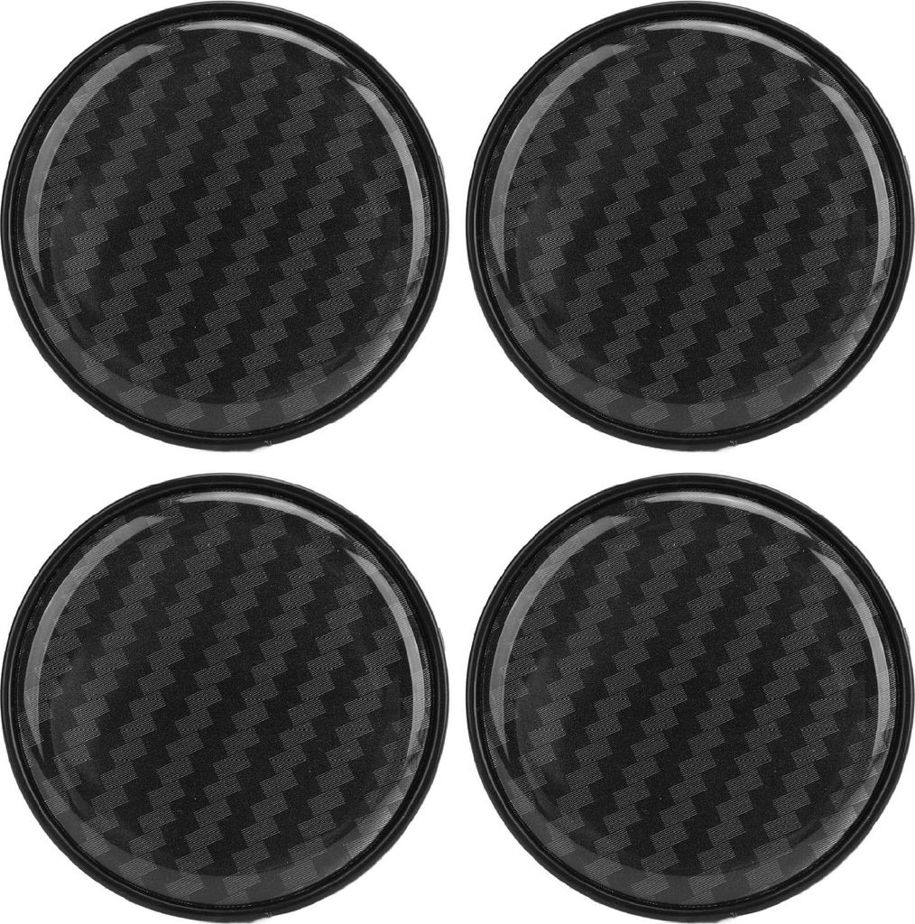 4pcs Radcenter -Kappen Kunststoff für universelle Carbonfasern -Hub -Kappenbedeckung 54 mm Außendurchmesser
