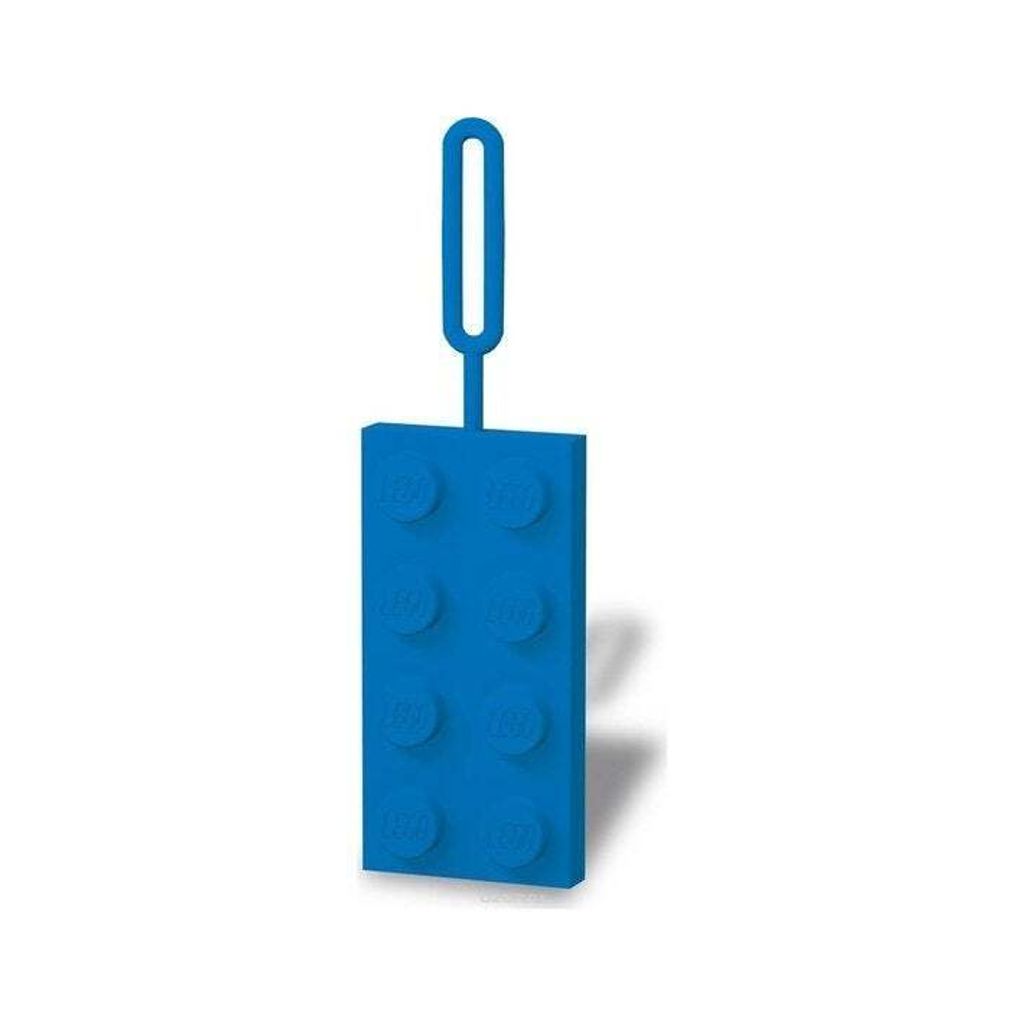 LEGO - Gepäckanhänger Bag Tag Bagtag Taschenanhänger Anhänger blau Legostein