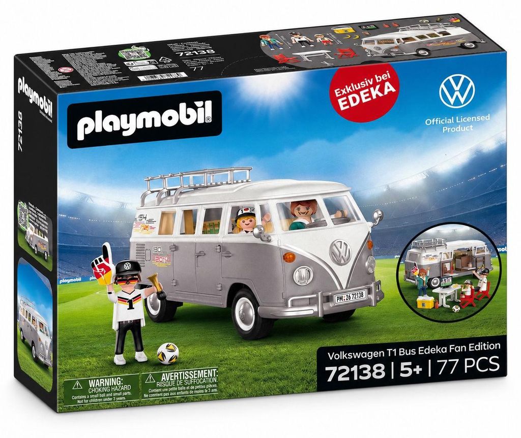 PLAYMOBIL 72138 - Volkswagen VW T1 Bus - Fan Edition Produktbild 